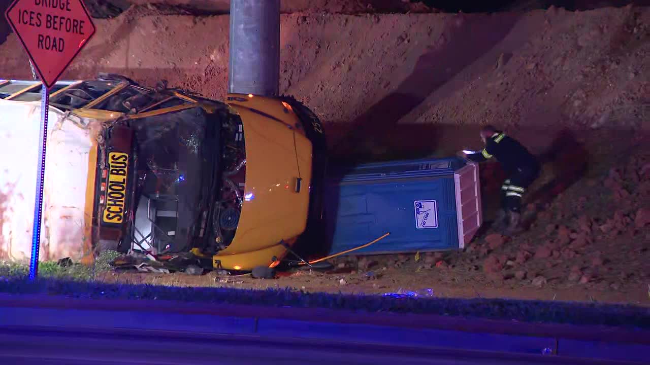 Salem High School bus crash leaves 12 injured | FOX 5 Atlanta
