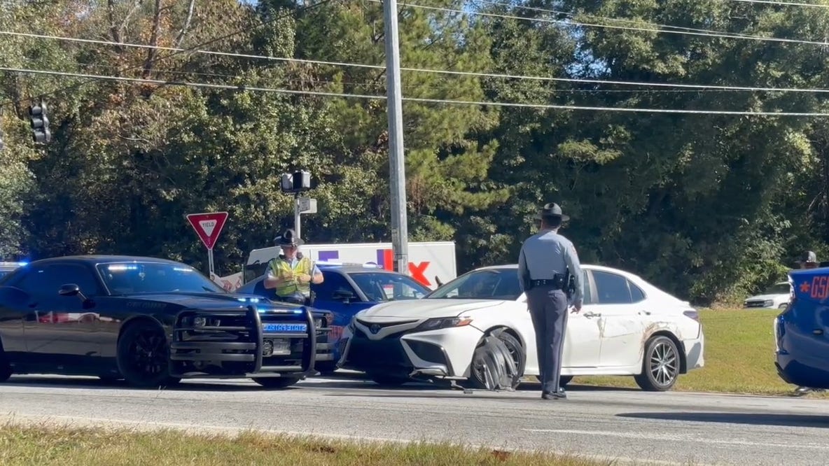 Driver arrested after 95 mph chase on I-20 ends in crash