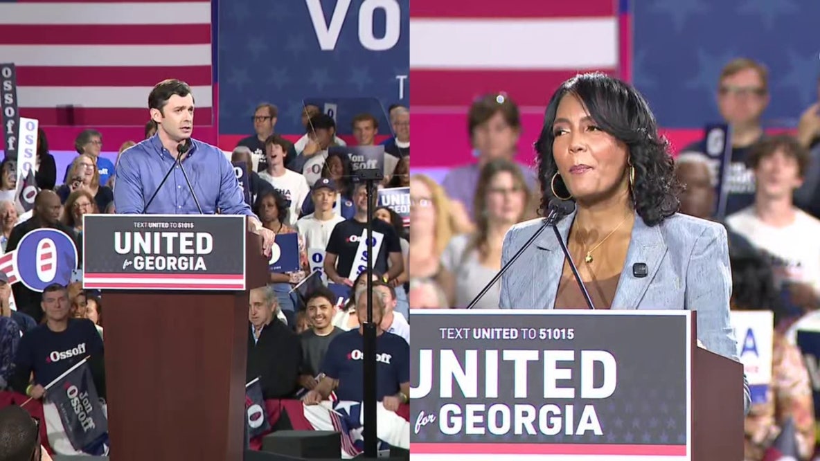 Ossoff, Bottoms rally hundreds in Cobb during early voting weekend