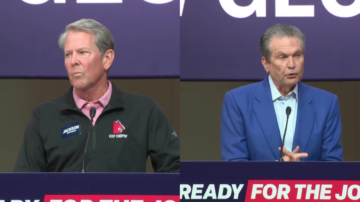 Gov. Kemp rallies with gubernatorial candidate Jackson in Cherokee County