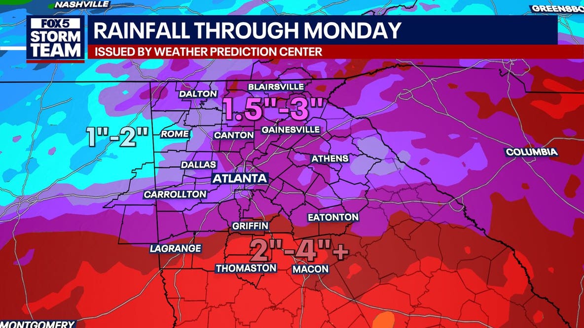 North Georgia: Weekend plans? Saturday starts dry, but Sunday looks soggy