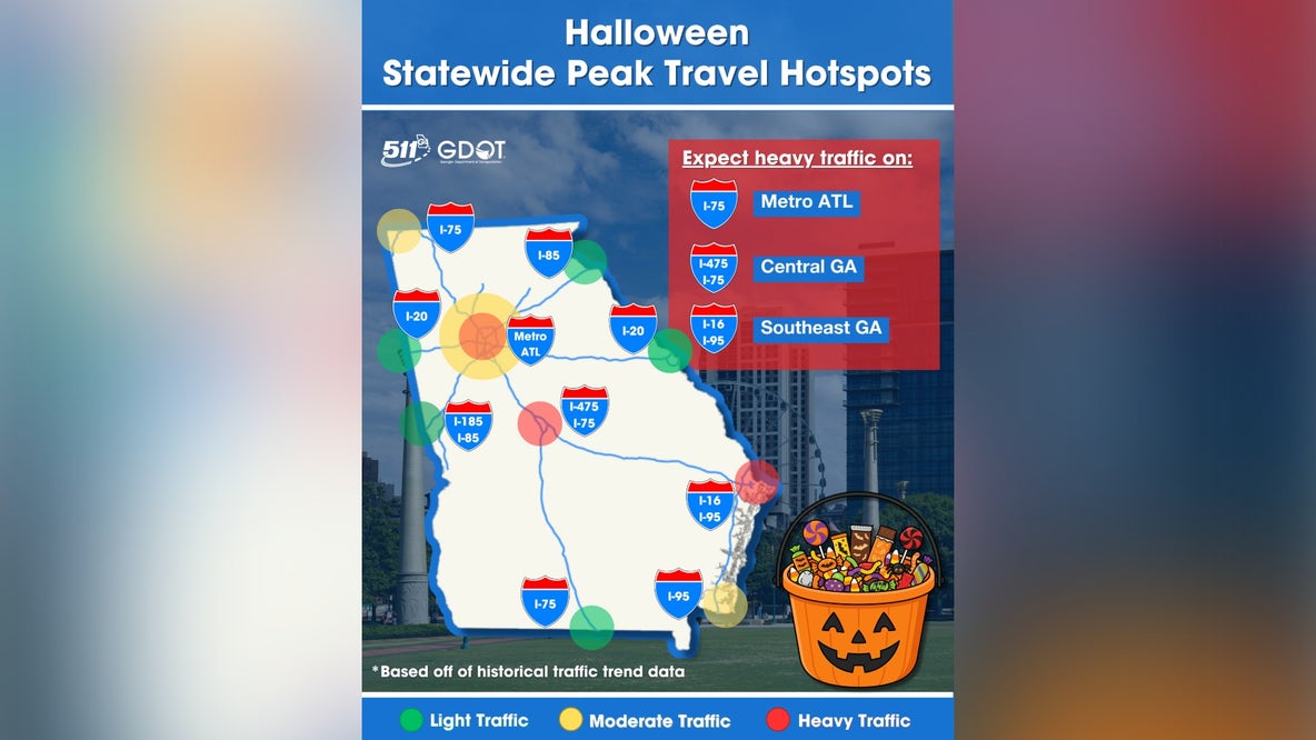 Georgia DOT issues Halloween traffic forecast