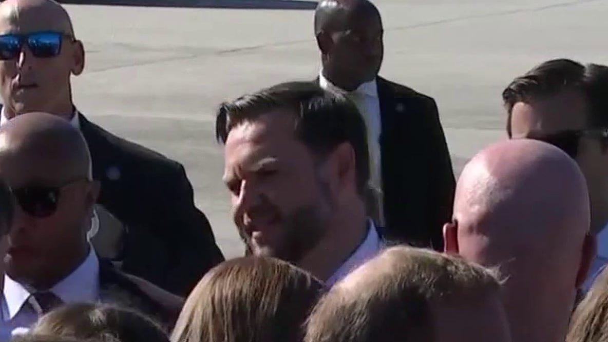 JD Vance lands at Atlanta airport for Georgia campaign stop