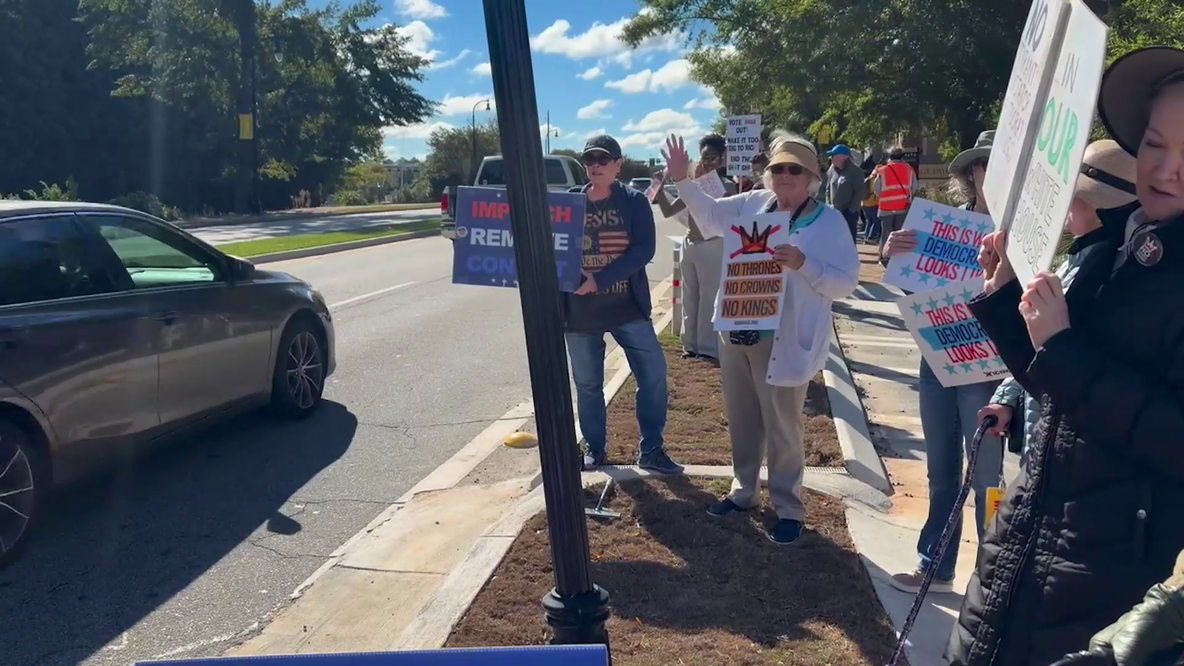 'No Kings' rallies mobilize early voters across Georgia, nationwide