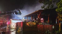 Smoke leads firefighters to fire at popular Helen restaurant