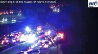 Motorcyclist dies after crashing into concrete wall on I-85 S, police say