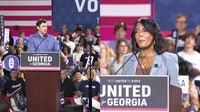 Ossoff, Bottoms rally hundreds in Cobb during early voting weekend