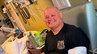 Firefighters support retired Henry County lieutenant with leukemia