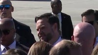 JD Vance lands at Atlanta airport for Georgia campaign stop