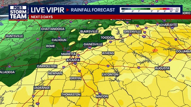 North Georgia: Weekend plans? Saturday starts dry, but Sunday looks soggy