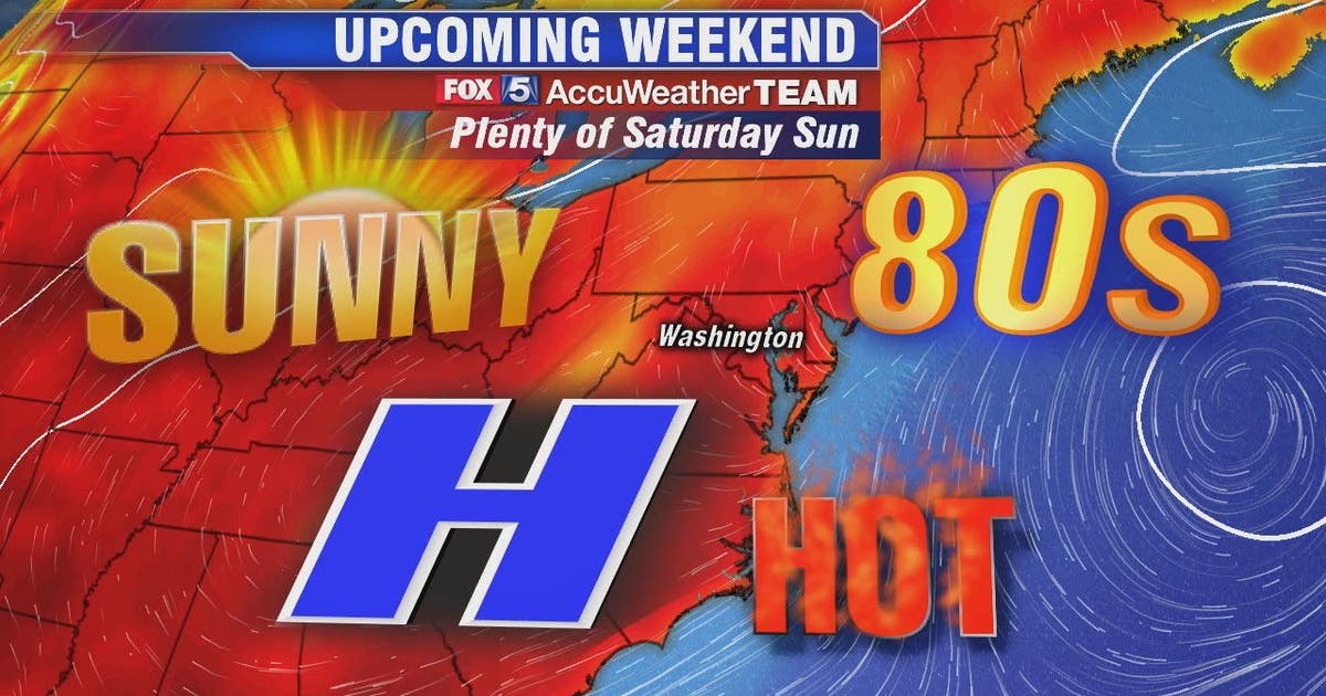 Sunny, warm with isolated afternoon showers Friday; hot weekend ahead ...