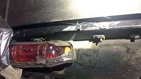 Police: Colorado driver replaces tail light with red sports drink