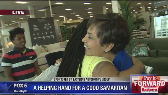 Good Samaritan who helped rescue toddler in DC carjacking surprised with spending spree