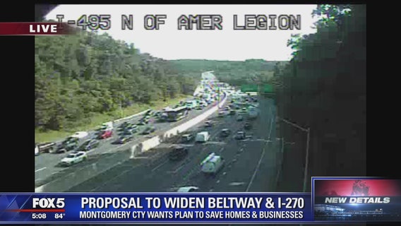 Montgomery County leaders say counterproposal would remove need to widen Beltway