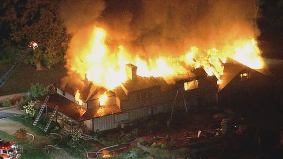 Massive fire devours single-family home in Lothian