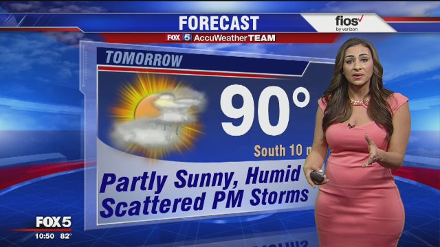 FORECAST VIDEO: Your latest weather forecast for DC, Maryland and Northern Virginia from FOX 5