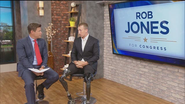 Double-amputee Marine veteran Rob Jones announces run for Congress in Virginia