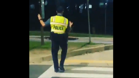 Howard County cop shows off his salsa dancing moves in Columbia crosswalk