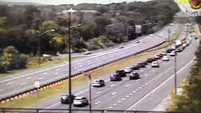 Interstate 270 closed both ways after motorcycle crash