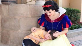 Snow White shares heartwarming moment with special needs child at Disney World