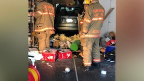 SUV rams into Germantown home; no injuries