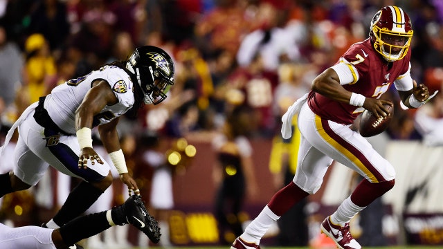 Redskins quarterback Dwayne Haskins flashes skill vs. Ravens