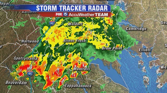 Unsettled Friday with scattered thunderstorms possible throughout the day