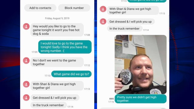 'We got high together girl!' mistakenly texted to Missouri cop