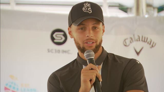 NBA champion Stephen Curry helps launch golf program at Howard University