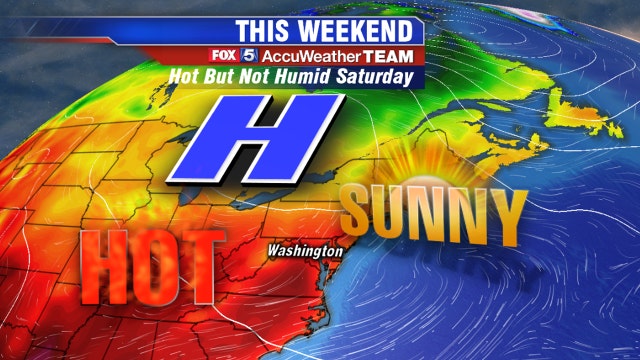 Sunny, hot and dry Friday heading into Labor Day weekend