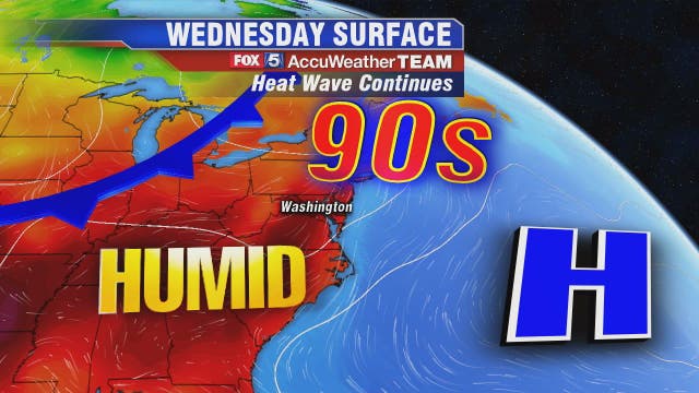 Severe storms leave behind damage; heat and humidity back Wednesday with more thunderstorms possible into the evening