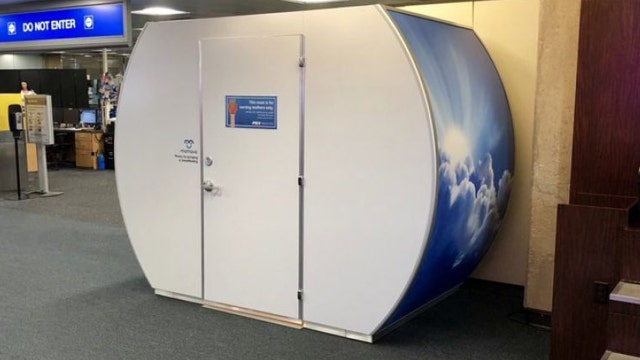 Phoenix airport debuts Mamava 'nursing suites'