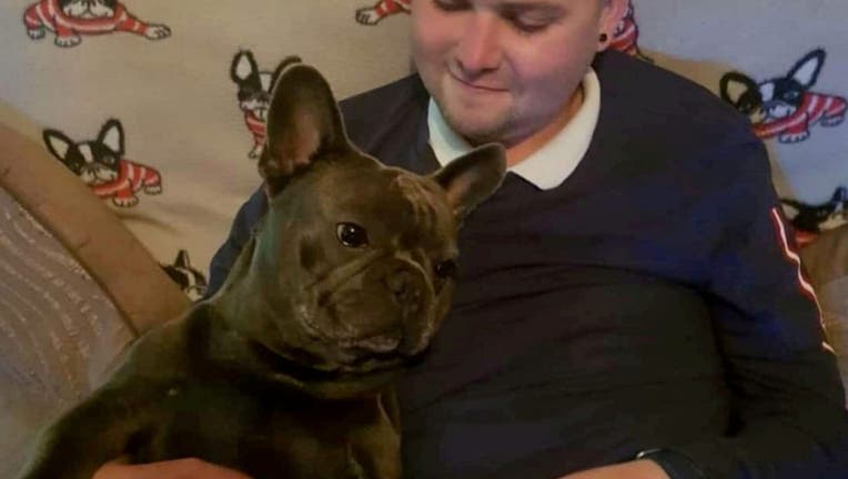 Stuart Hutchison, pictured with his beloved dog Nero, had been first diagnosed with cancer in 2011