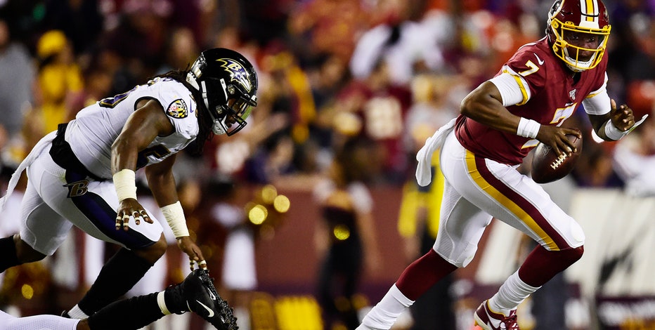 Redskins QB Dwayne Haskins flashes skill vs. Ravens