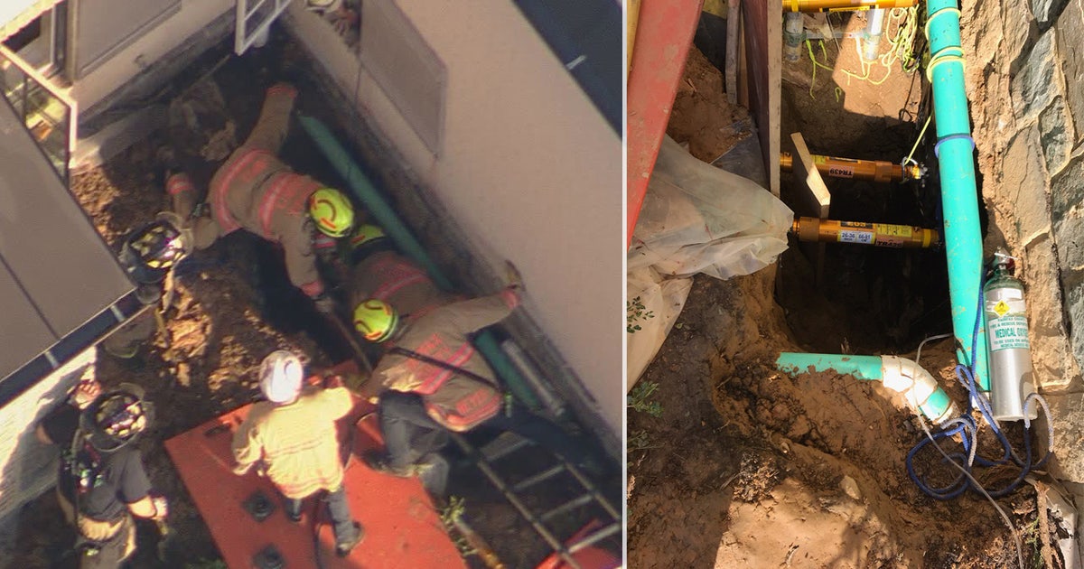 Person rescued after trapped in trench in Fairfax County | FOX 5 DC