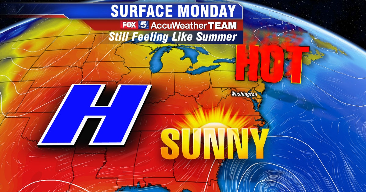Still feels like summer with a hot, sunny Monday across DC region | FOX ...