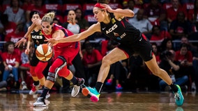 Delle Donne, Messeeman help Washington Mystics edge Las Vegas Aces in Game 1 of WNBA semifinals