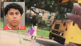 Police: Teen driver arrested for passing stopped bus, nearly hitting girl in Houston