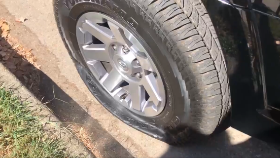 Man arrested after dozens of car tires slashed in Alexandria, police say