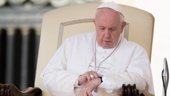 Pope gets stuck in Vatican elevator, freed by firefighters