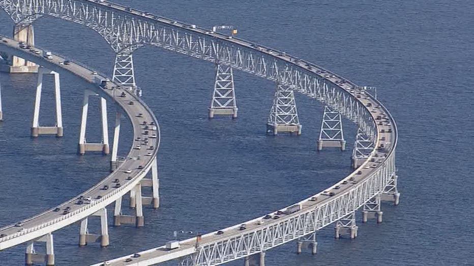 Permanent Lane Closures Begin On Chesapeake Bay Bridge | FOX 5 DC