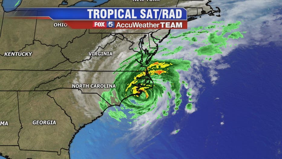 Hurricane Dorian weakens to Category 1 storm as it skirts North Carolina's coast | FOX 5 DC
