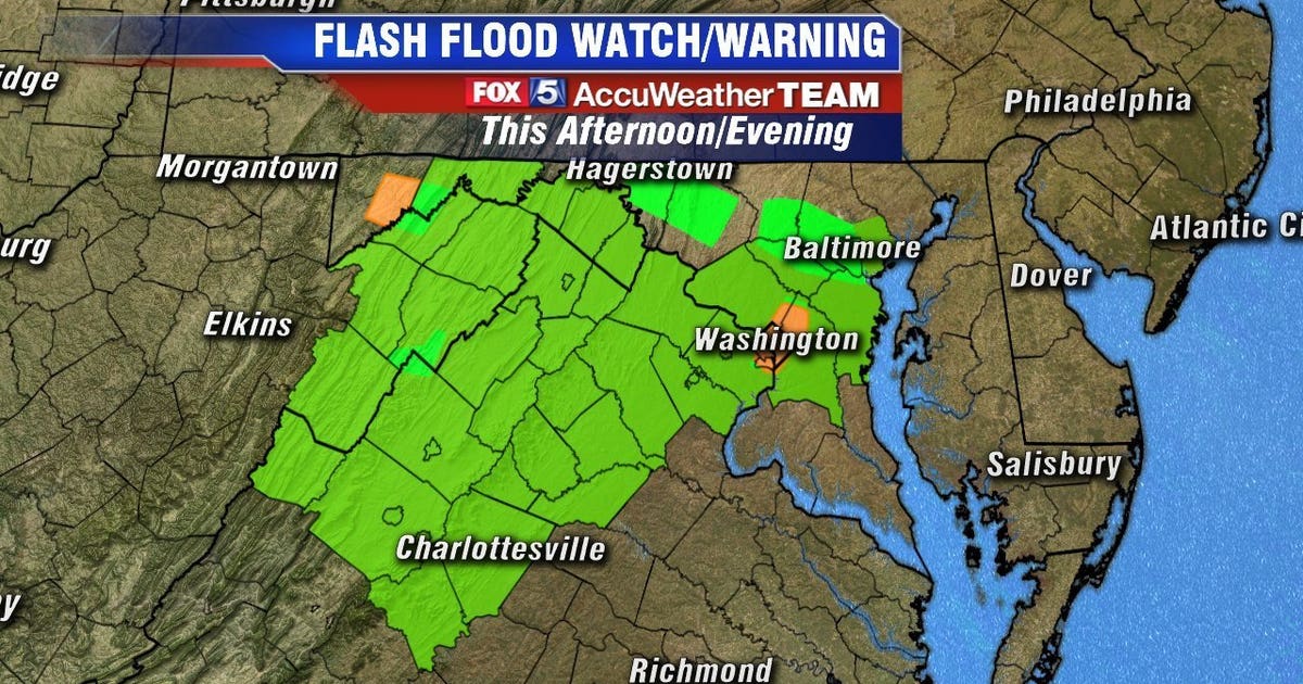 Thunderstorms cause flash flooding in DC region | FOX 5 DC