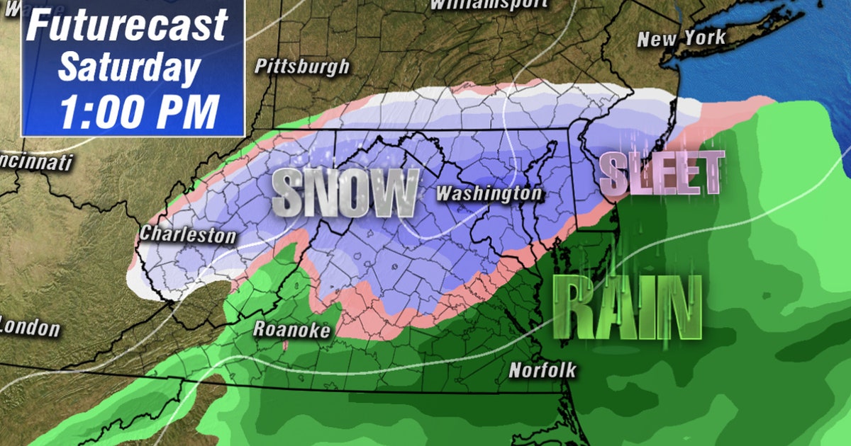 Winter weather systems may impact DC area this weekend and into next ...