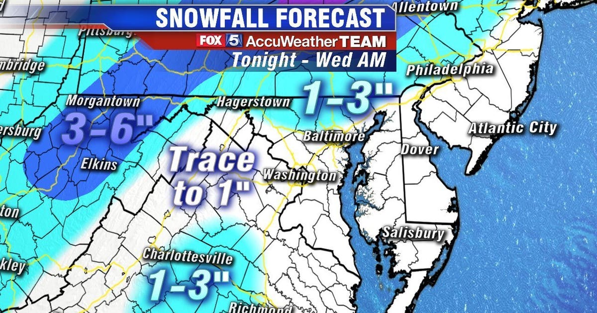Winter Weather Advisory in effect for DC region as snow arrives in some ...