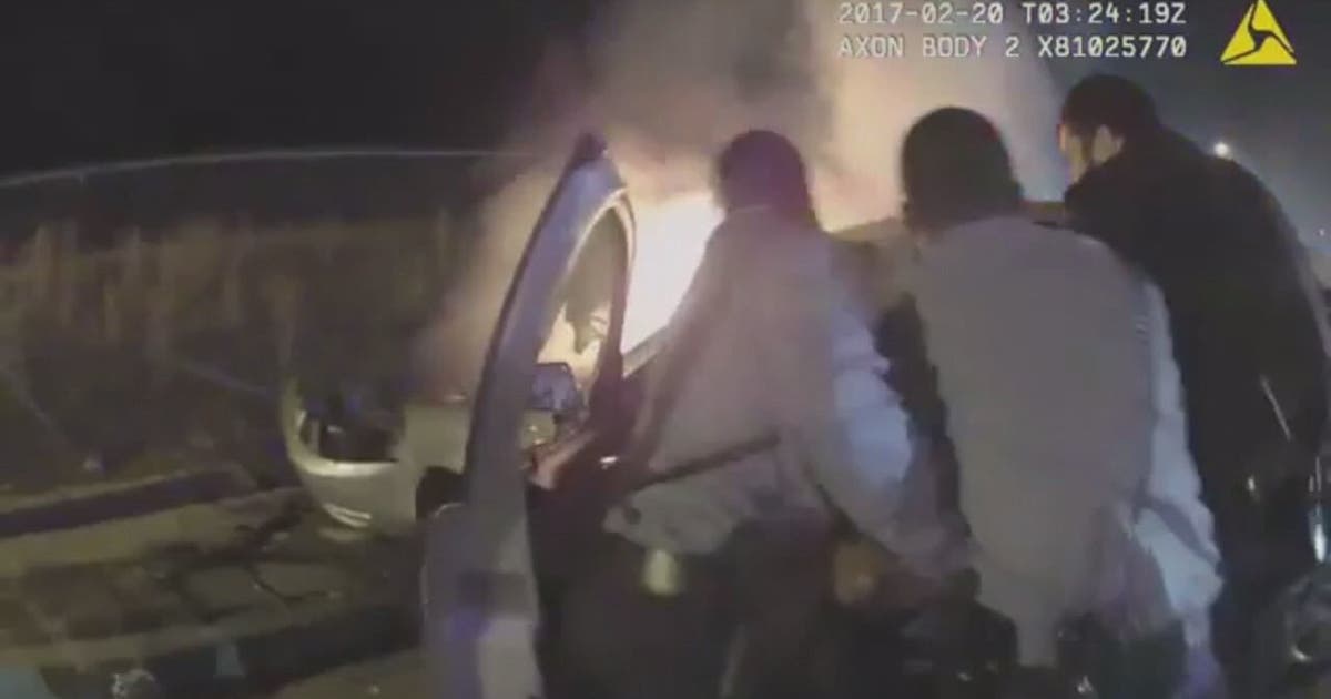 Man sends message of thanks to DC officers who pulled him from burning ...