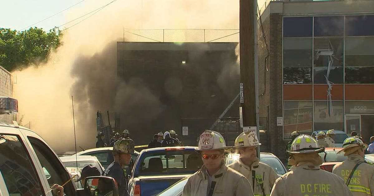 Firefighters battle large warehouse fire in Northwest DC | FOX 5 DC