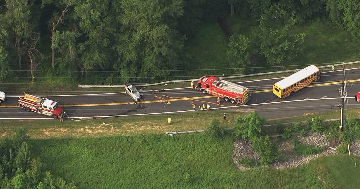 School bus, vehicle collide in Montgomery County | FOX 5 DC