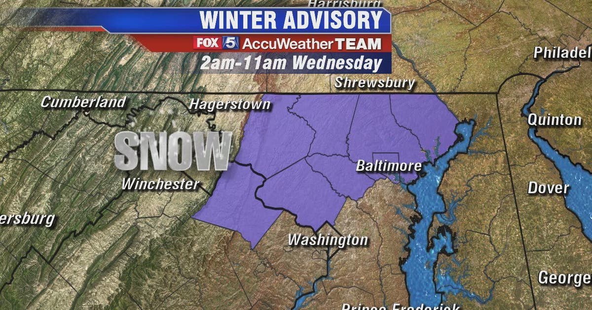 Winter Weather Advisory issued for parts of DC region as light snow ...