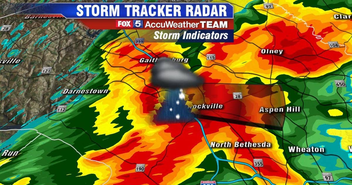 Severe thunderstorm moving through the DMV | FOX 5 DC